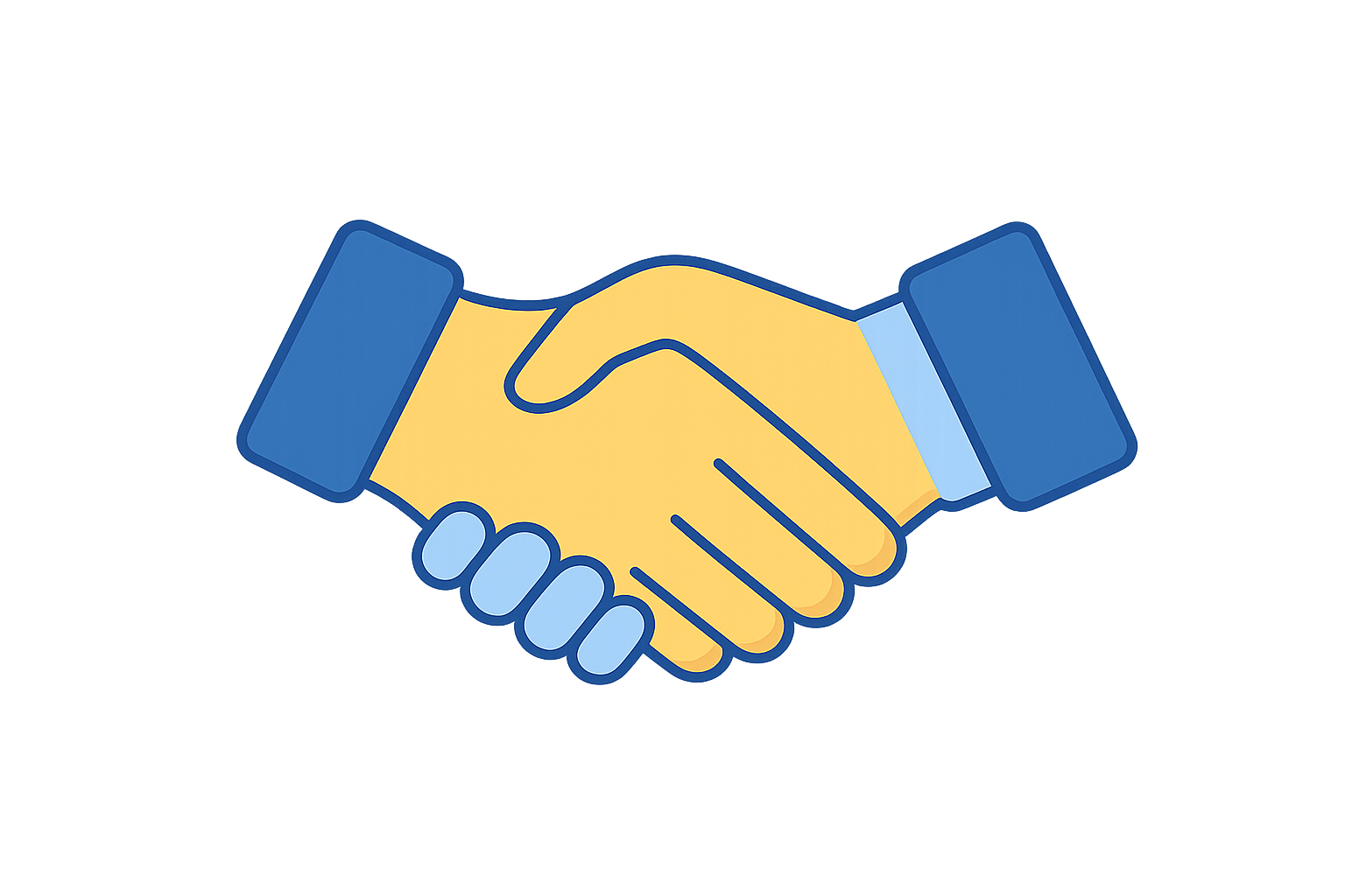 Handshake illustration